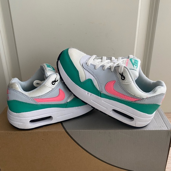 Nike Airmax 1 OG South Beach Kids Sneakers - SZ 12.5 C - Picture 4 of 11